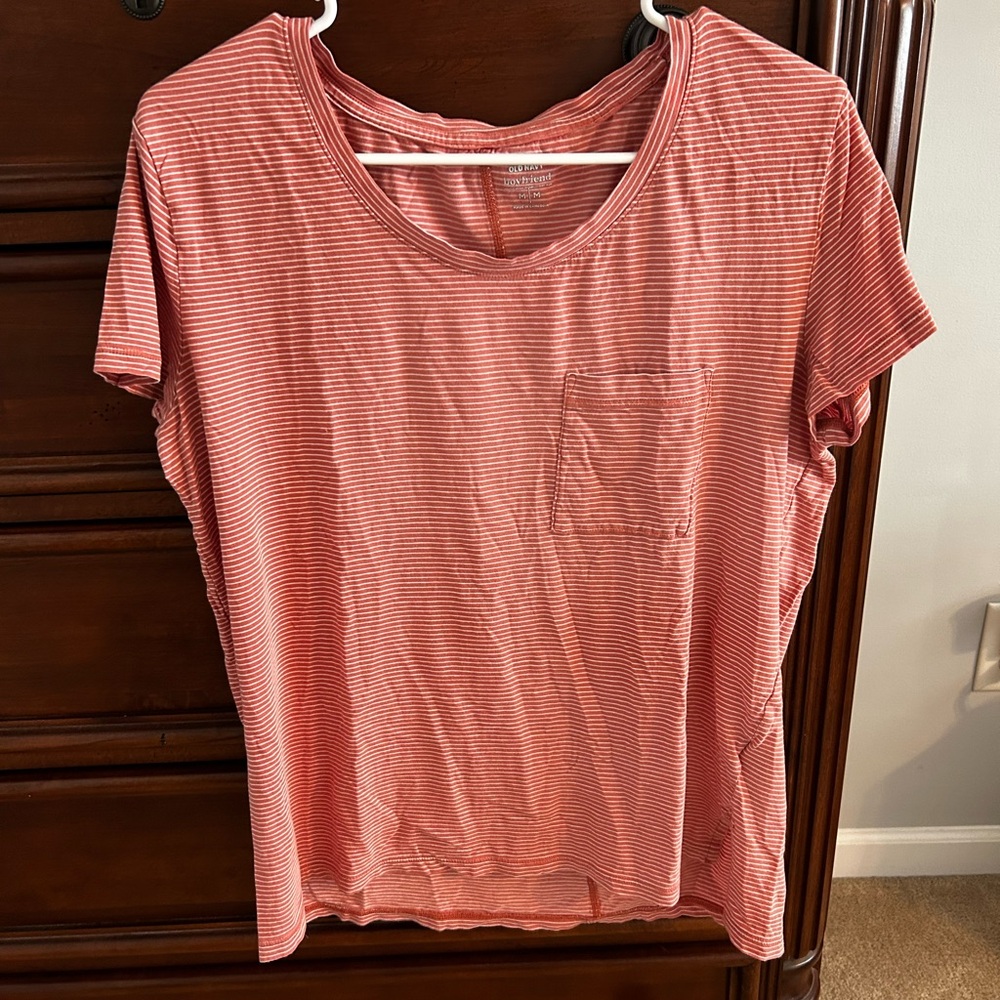 Old Navy Striped Boyfriend Tee